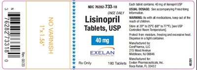 Lisinopril 40mg (180 Tablets).jpg - Lisinopril 40mg (180 Tablets)